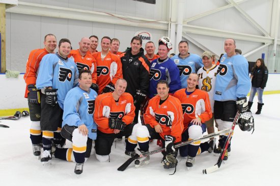 Slugs and Flyers Coach Peter Laviolette