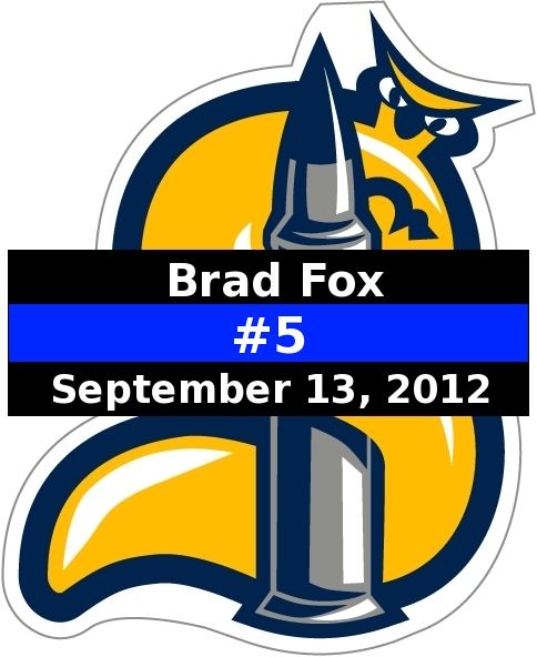 Brad Fox Thin Blue Line Logo